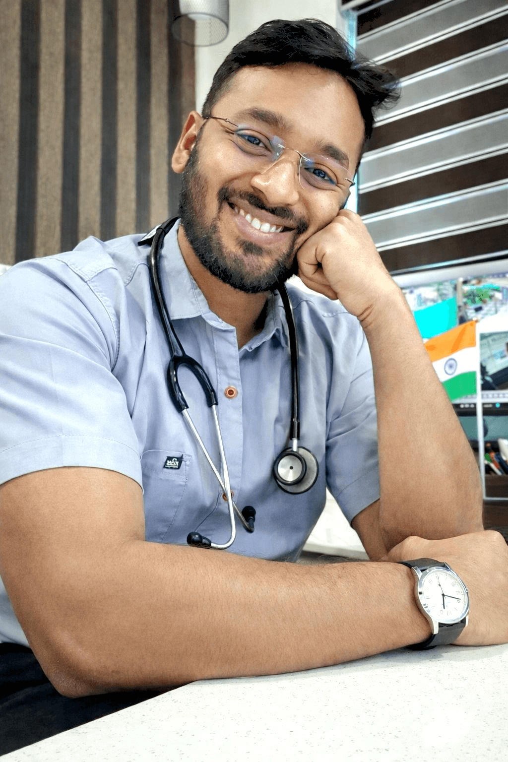 Portrait of Dr. Vishnu Vardhan, Orthodontics & Implants